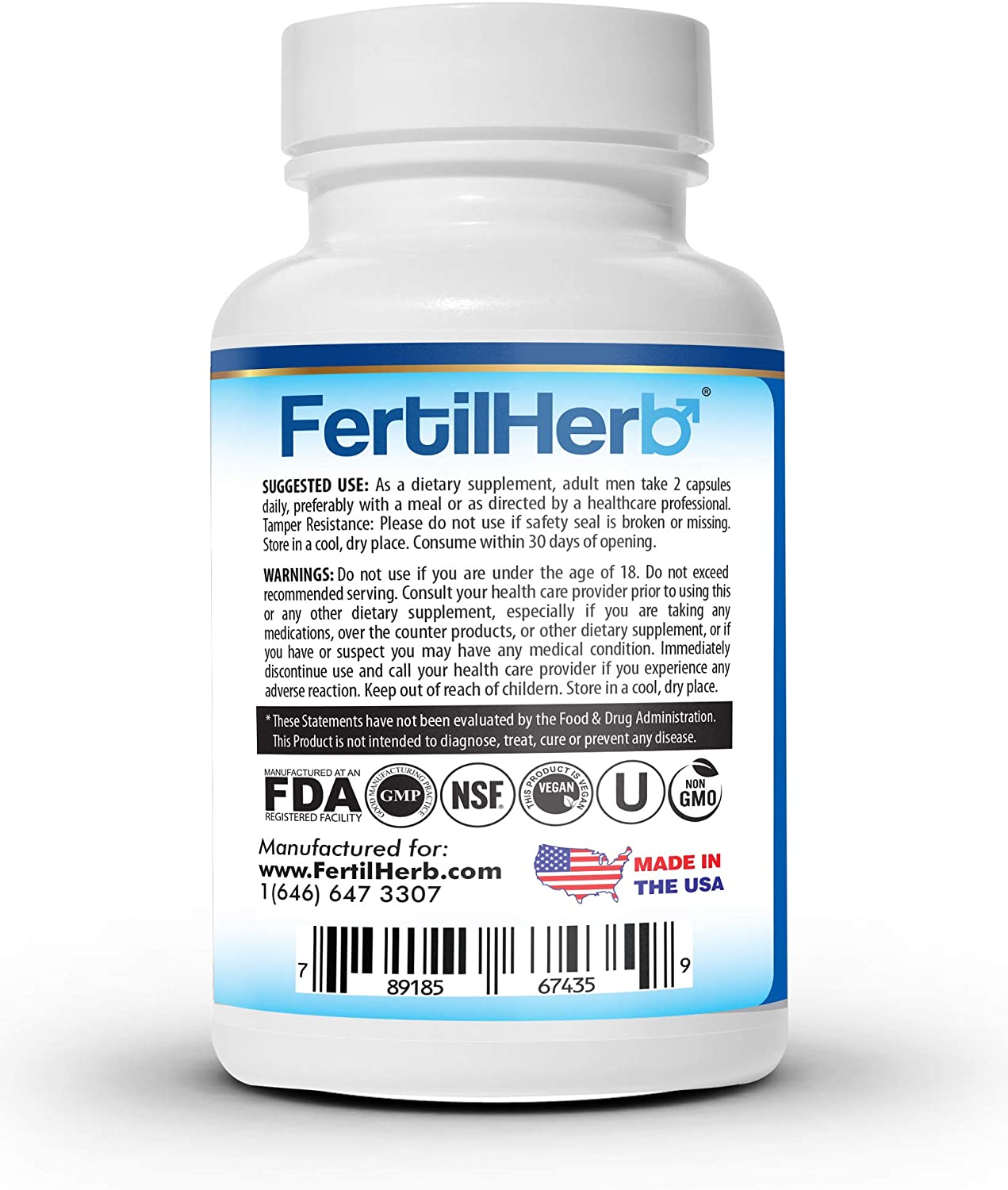 FertilHerb®+ for Men 6Pack